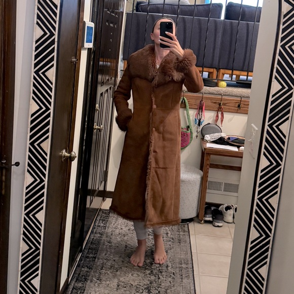 Real shearlings winter coat - Picture 2 of 12